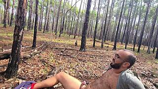 Gorgeous Redhead Latina Does Exhibitionism On Trail, Ends In Bold Outdoor Sex With Blowjob And Ass Fucking