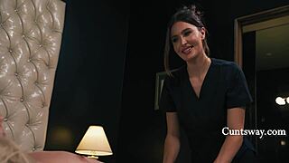 Ella Reese and Khloe Kingsley's Tit Licking