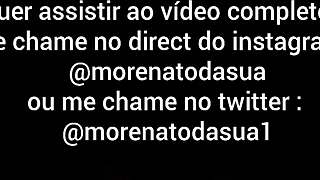 Brunette in lingerie gets massage and orgasm!