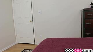 Stepbrother boldly fucks cute stepsis Angel Small 18+s with big cock blowjob hardcore.