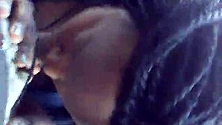 Interracial Couple Engages In Public Blowjob And Doggystyle