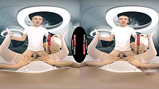 Realitylovers, you wanna fuck blonde in stockings during outer space threesome with deepthroat and cowgirl?