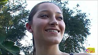 Yoga lesson turns erotic as two skinny brunettes kiss and fuck each other