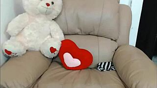 Enjoying big boobs on webcam