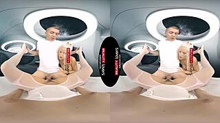 Realitylovers, you wanna fuck blonde in stockings during outer space threesome with deepthroat and cowgirl?