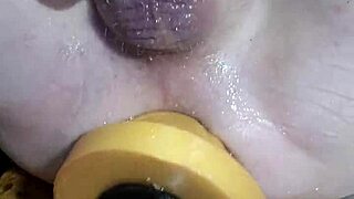 HUGE DILDOS STRETCH MY ASS OUT