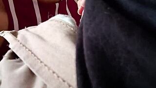 I Give Blowjob To Sister's Husband, He Records Me Unaware In Bedroom