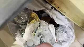 fucking my tattooed sex doll with huge cock while watching porn ends in cum load