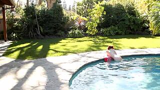 Redhead Lesbian Friends Lick Pussy Passionately