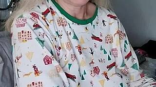 morning masturbation with hot milf