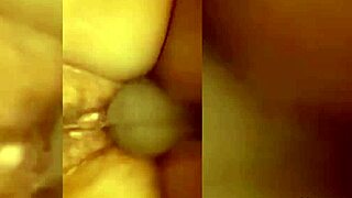 Horny housewife bent over for big black cock doggystyle creampie in shaved pussy