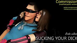 Sucking your dick commission - erotic audios