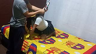 Found my milf mother in law recording erotic homemade sex tape in apartment