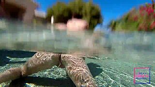 Underwater PUSSY EATING in Pool with Nina Rivera