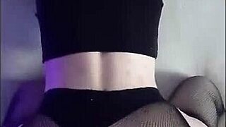 Hottie in pantyhose gets fucked doggy style and cowgirl