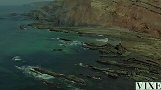 Vixen petite beauty lia reveals her wild side with ball licking and muff diving