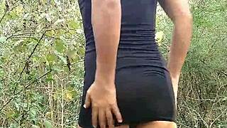 Showing My Tasty Ass in the Mountain