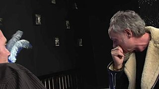 Milf Emma Butt bends over for anal and double blowjob