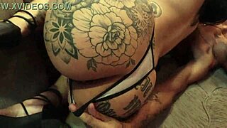 The morning blowjob at my neighbor's turns into interracial creampie hardcore sex