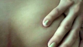 latin girl takes anal doggystyle fucking hard from behind