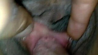oh wow this tight shaved pussy gets creampied in intense wet orgasm action