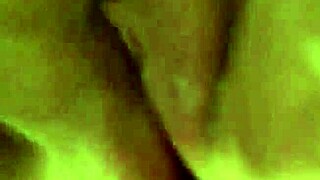 G-spot dildo used for solo masturbation and cum play