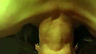 Amateur gets facefucked on bed with deepthroat blowjob