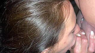 Public creampie with homemade hardcore blowjob sucking and bent over fucking with big cock