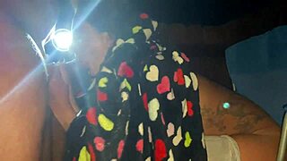 Public creampie with homemade hardcore blowjob sucking and bent over fucking with big cock