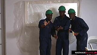 Simony Diamond Teases Contractors Then Gets Anal Destroyed!