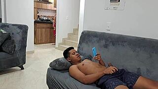 Hot Mature Colombian Woman in Lingerie Gets Boldly Fucked by Her Stepson in Homemade Video