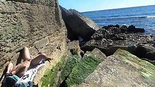 African Beach Nudist Prostitute with Great Ass