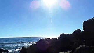 African Beach Nudist Prostitute with Great Ass