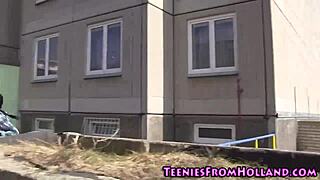 petite teen brunette explores oral and fingering with another girl in high definition