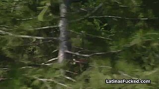 Blonde Latina In Black Stockings Sucks With Passion