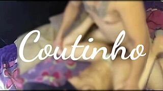 my friend's wife cheats on him in my bed with blowjob and cumshot 😈