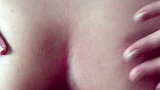 latin girl takes anal doggystyle fucking hard from behind