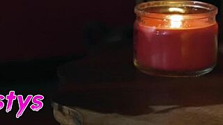 Girls play with big tits and orgasms