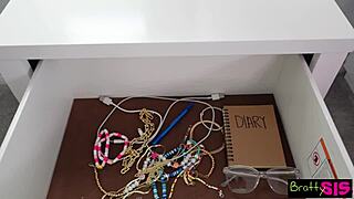 Melanie Marie seduces stepbro with dirty talk