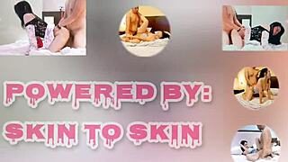 Pretty asian wife gets fucked hard by friend in doggystyle with shaved tight pussy creampie in homemade lingerie session