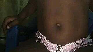 did you see me strip in panties and bra?