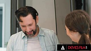 devils film teen chloe surreal licked fingered and pounded by friend's dad in taboo romp