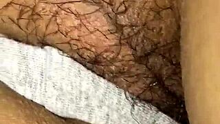 Intensely Playing with Her Pussy