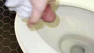 Why did my roommate leave her thongs in the bathroom for me to jerk off with?