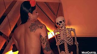 Voodoo Whore Teases With Anal Creampie