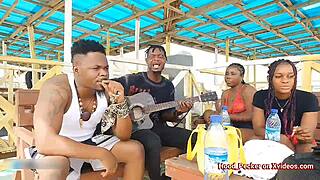 Hit that sexy African ass with monster cock at crib!