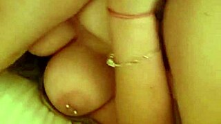 Blonde With Big Tits Fucks Friend's Big Cock While Husband Waits