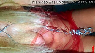 A Merry Christmas Sexy Mature Lady Curves Natural Tits Delicious Big Ass Tasty Wet Hairy Pussy. Horny Latina Blonde Masturbates.