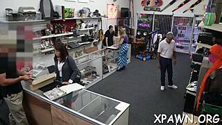 I Feel So Horny Having Rough Sloppy Sex In The Shop