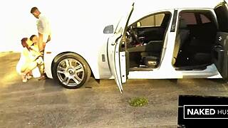 Two Ebony Chicks Sucking Dick in Miami